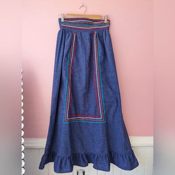 70s maxi skirt - Picture 1 of 2